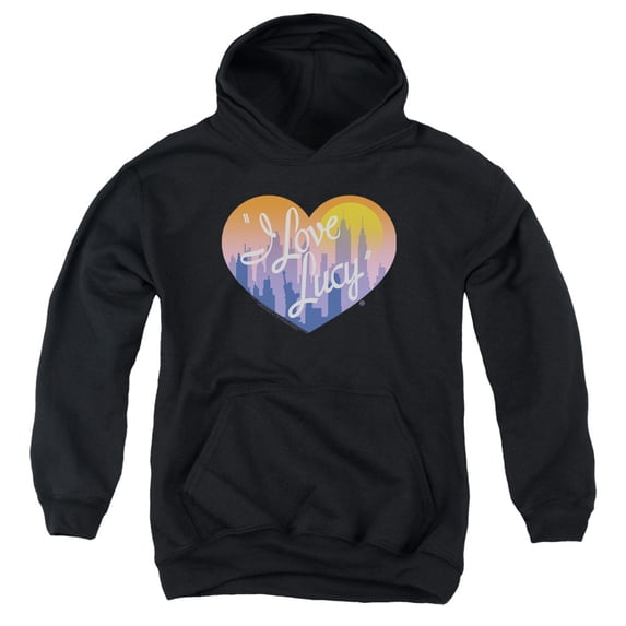 I Love Lucy - Heart Of The City - Youth Hooded Sweatshirt - Large