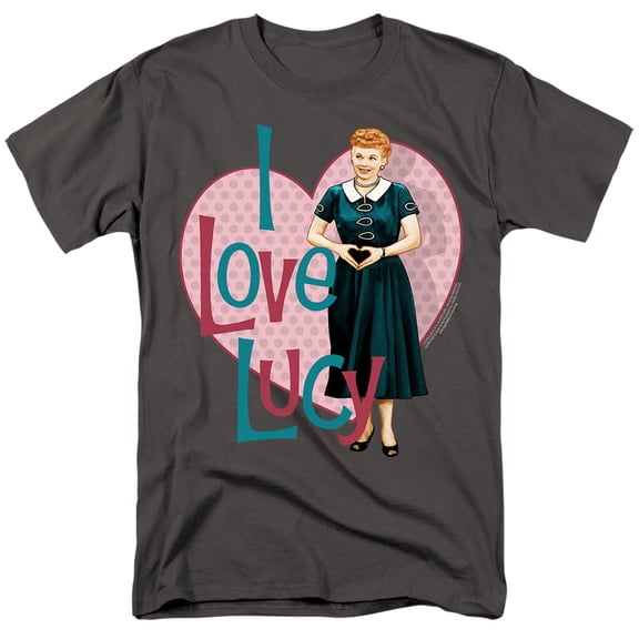 I Love Lucy T-Shirt Heart You Unisex Graphic Tee For Men & Women