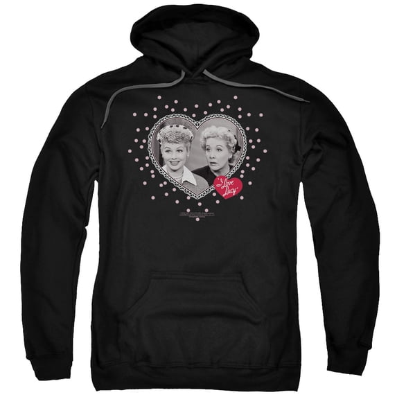 I Love Lucy - Hearts And Dots - Pull-Over Hoodie - XXX-Large