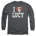 thumbnail image 1 of I Love Lucy I Love Lucy Long Sleeve Adult 18/1 T-Shirt Charcoal, 1 of 1
