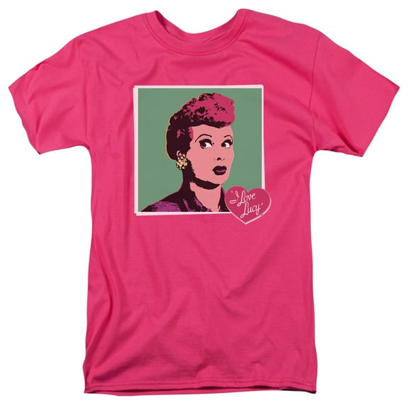 I Love Lucy I Love Worhol Officially Licensed Adult T Shirt