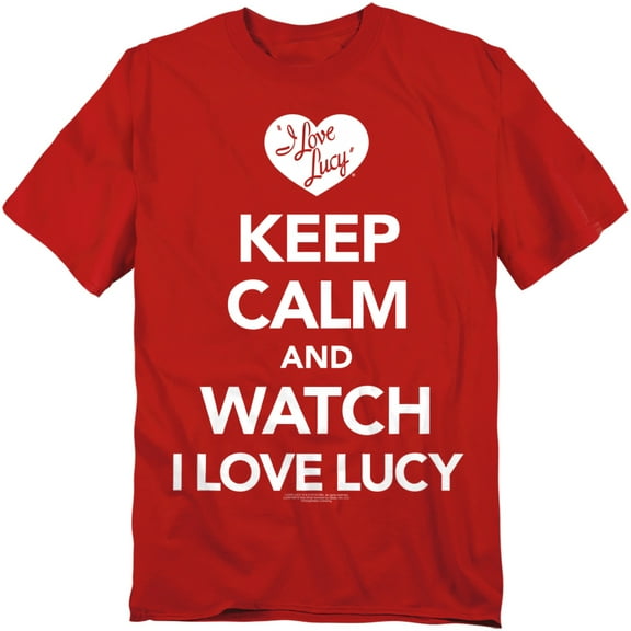 I Love Lucy T-Shirt Keep Calm And Watch Unisex Graphic Tee For Men & Women