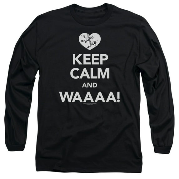 I Love Lucy - Keep Calm Waaa - Long Sleeve Shirt - XXX-Large