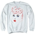 thumbnail image 1 of I Love Lucy - Lines Face - Crewneck Sweatshirt - Medium, 1 of 2