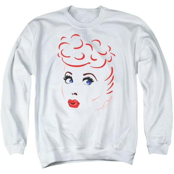 I Love Lucy - Lines Face - Crewneck Sweatshirt - Medium