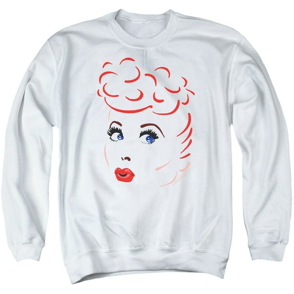 I Love Lucy - Lines Face - Crewneck Sweatshirt - Small