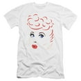 thumbnail image 1 of I Love Lucy - Lines Face - Premium Slim Fit Short Sleeve Shirt - Small, 1 of 2