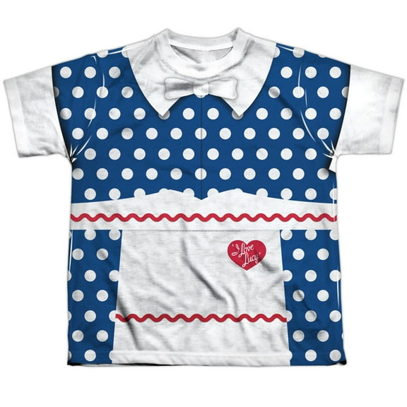 I Love Lucy - Lucy Costume - Youth Short Sleeve Shirt - Large