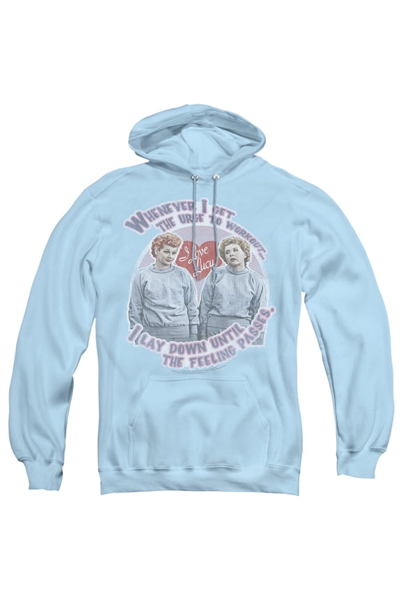 I Love Lucy - Lucys Workout - Pull-Over Hoodie - Small