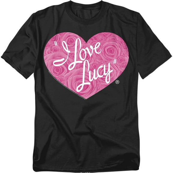 I Love Lucy T-Shirt Floral Logo Unisex Graphic Tee For Men & Women