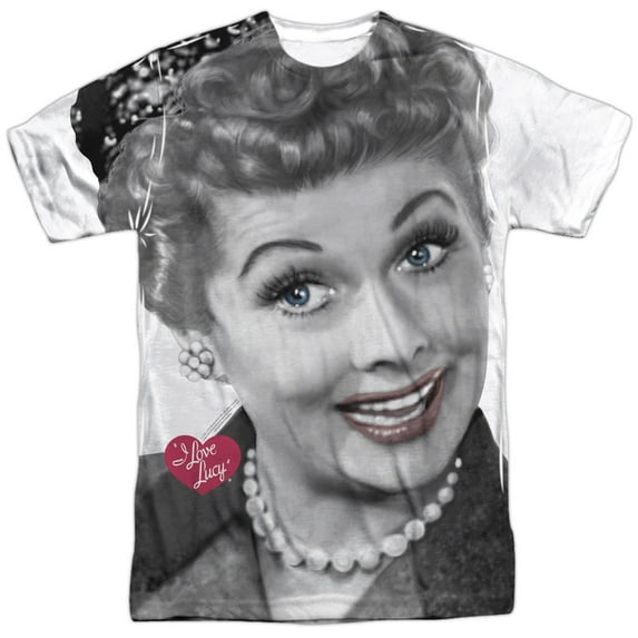 I Love Lucy Men's Timeless Sublimation T-shirt White