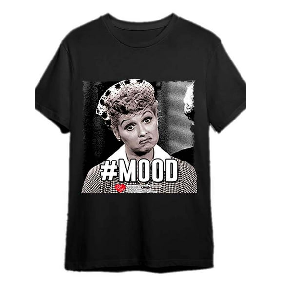 I Love Lucy #Mood Dark T-Shirt funny Men'S Short Sleeve Graphic T-shirt Collection black CFF