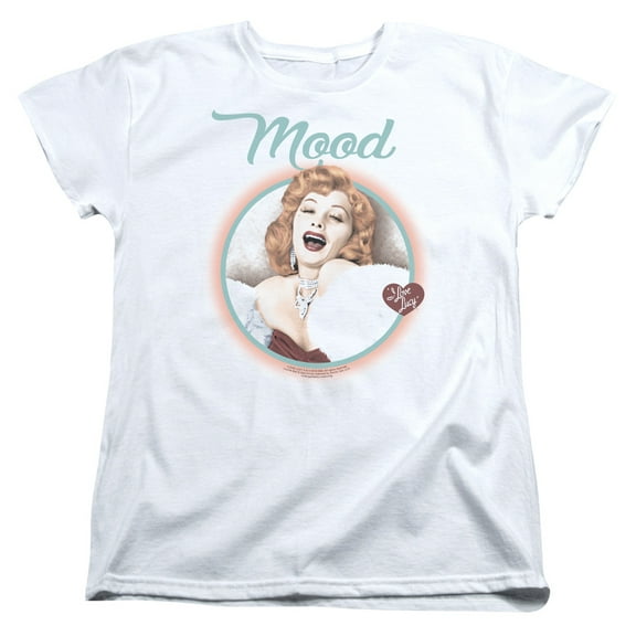 I Love Lucy Mood S/S Women's T-Shirt White