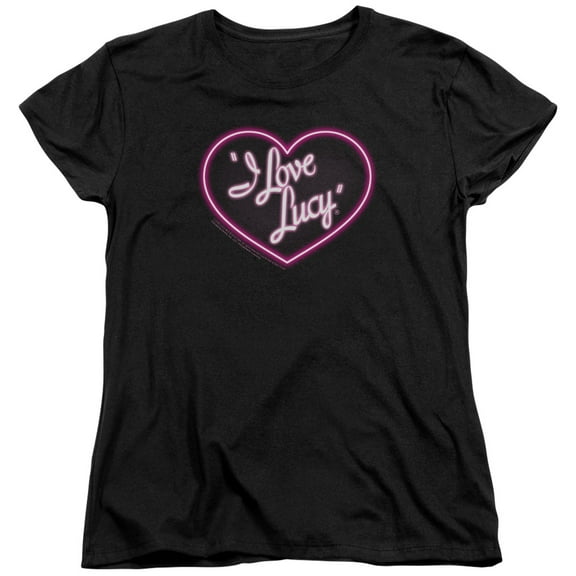 I Love Lucy - Neon Logo - Women's Short Sleeve Shirt - Small