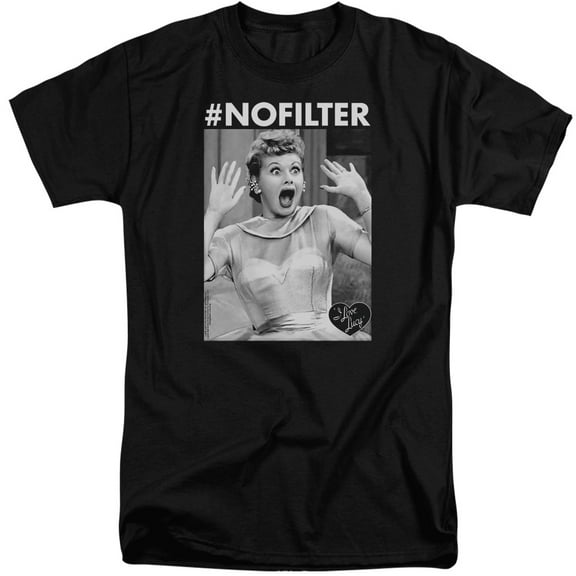 I Love Lucy - No Filter - Tall Fit Short Sleeve Shirt - XXX-Large
