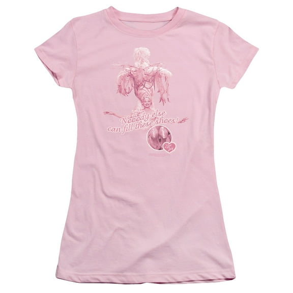 I Love Lucy - Nobody Else - Juniors Teen Girls Cap Sleeve Shirt - Large