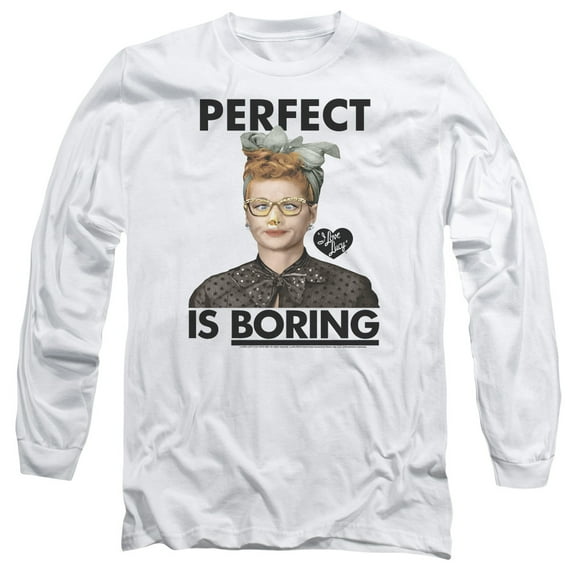 I Love Lucy - Perfect Is Boring - Long Sleeve Shirt - Medium
