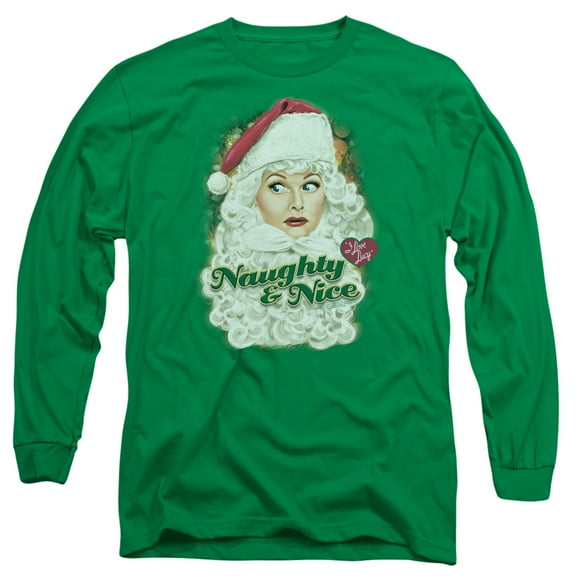I Love Lucy - Santa - Long Sleeve Shirt - Large
