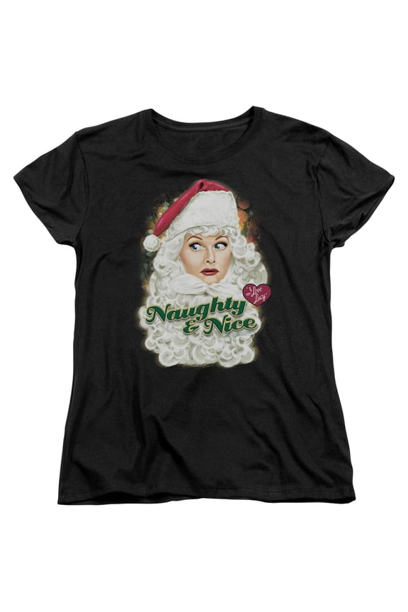 I Love Lucy - Santa - Women's Short Sleeve Shirt - Large