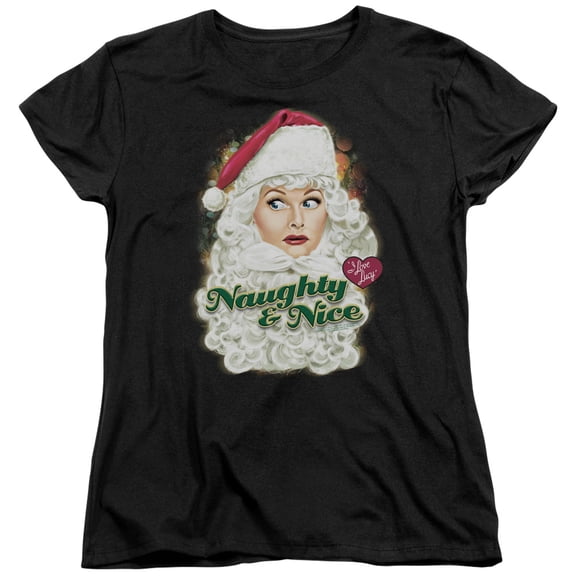 I Love Lucy - Santa - Women's Short Sleeve Shirt - Small