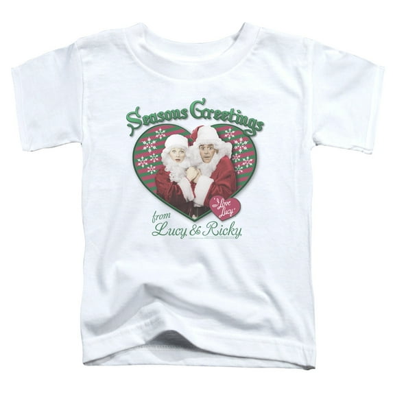 I Love Lucy - Seasons Greetings - Toddler Short Sleeve Shirt - 3T