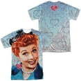 thumbnail image 1 of I Love Lucy Smile Unisex Adult Sublimated Costume T Shirt (Front/Back), Small Multicolor, 1 of 2