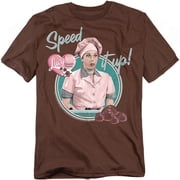 I Love Lucy T-Shirt Speed It Up Unisex Graphic Tee For Men & Women Coffee