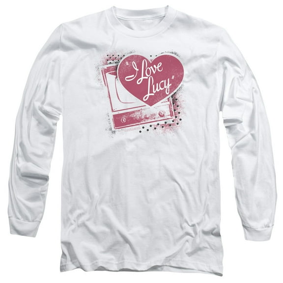 I Love Lucy - Spray Paint Heart - Long Sleeve Shirt - Small