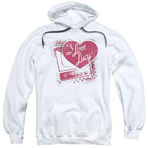 I Love Lucy - Spray Paint Heart - Pull-Over Hoodie - Large