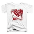 thumbnail image 1 of I Love Lucy Spray Paint Heart S/S Toddler T-Shirt White, 1 of 1