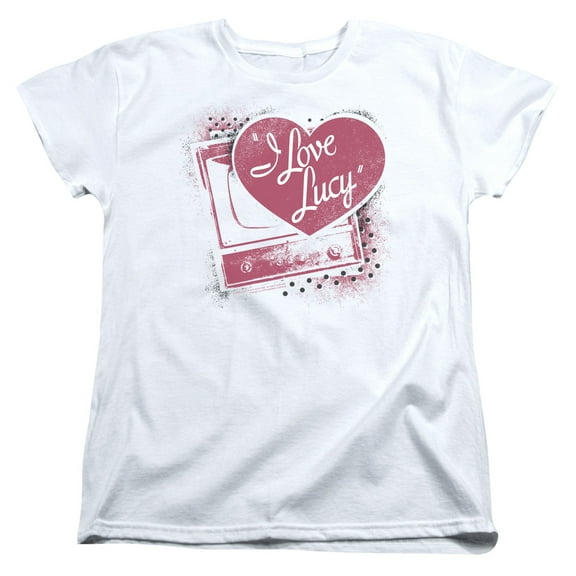 I Love Lucy - Spray Paint Heart - Women's Short Sleeve Shirt - Small