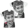 thumbnail image 1 of I Love Lucy Timeless Unisex Adult Sublimated Costume T Shirt (Front/Back), Small Multicolor, 1 of 2