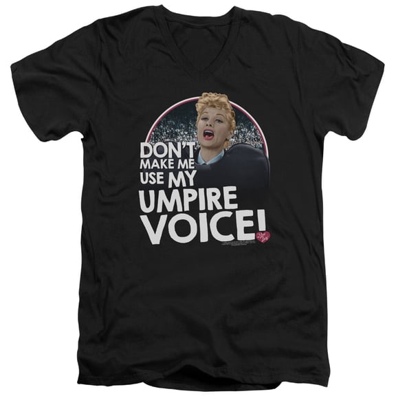 I Love Lucy - Umpire - Slim Fit V Neck Shirt - Medium