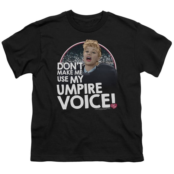 I Love Lucy - Umpire - Youth Short Sleeve Shirt - Small