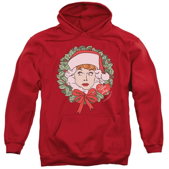 I Love Lucy - Wreath - Pull-Over Hoodie - Large