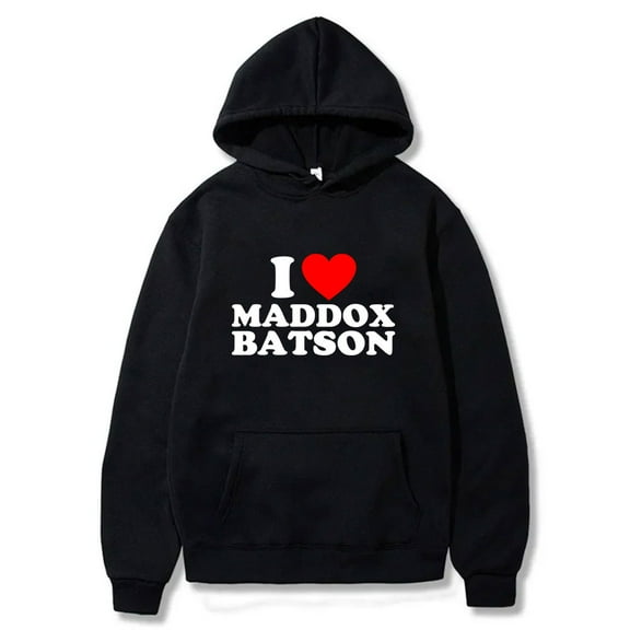 I Love Maddox Batson Hoodies 2025 Tour Merch Cosplay Women Men Fashion Long Sleeve Sweatshirts