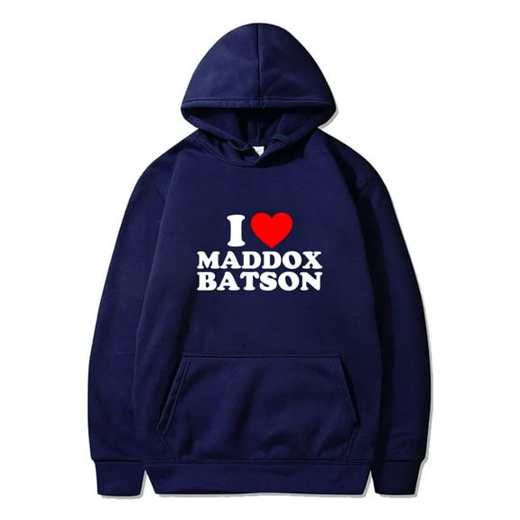 I Love Maddox Batson Hoodies 2025 Tour Merch Cosplay Women Men Fashion Long Sleeve Sweatshirts