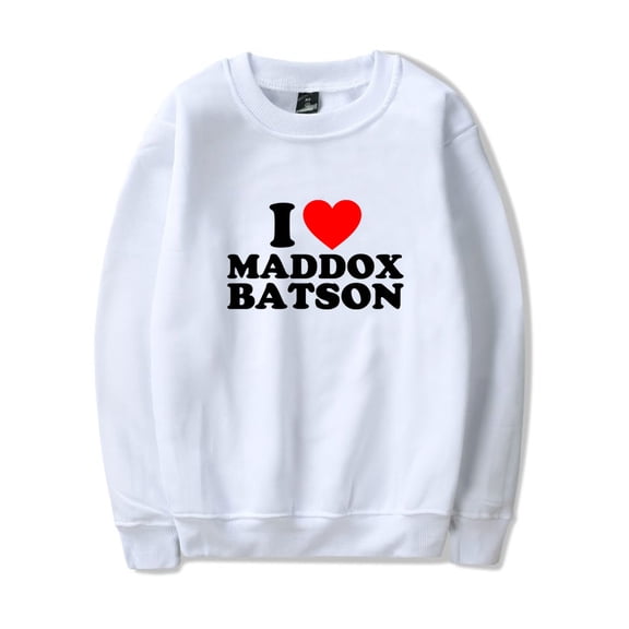 I Love Maddox Batson Long Sleeve Tee 2025 Tour Merch Cosplay Unisex Fashion Streetwear Sweatshirts