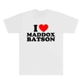thumbnail image 1 of I Love Maddox Batson T-Shirts 2025 Tour Merch Tee Women Men Fashion Streetwear Short Sleeve Tee, 1 of 6