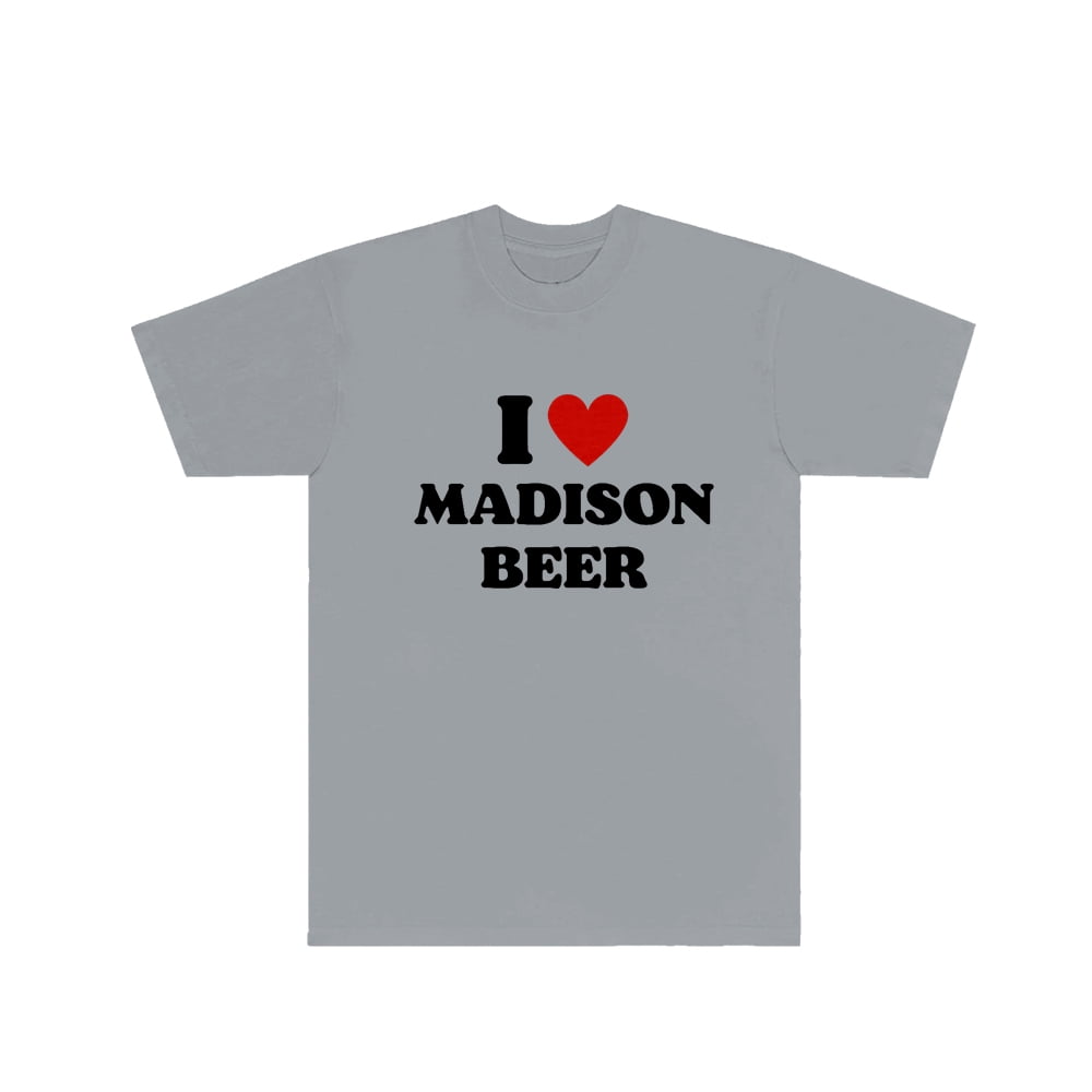 I Love Madison Beer T-shirts The Spinnin Tour Merch Women Men Fashion ...