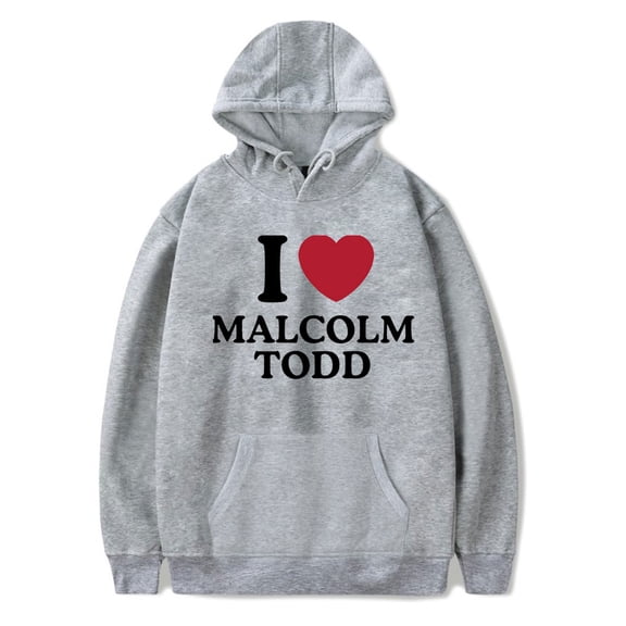 I Love Malcolm Todd Hoodie Women Men Long Sleeve Hooded Sweatshirt Casual Pullover Clothes