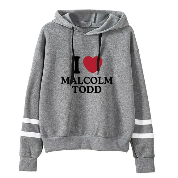I Love Malcolm Todd Pullover Hoodie Pocketless Long Sleeve Sweatshirt Unisex Fashion Clothes