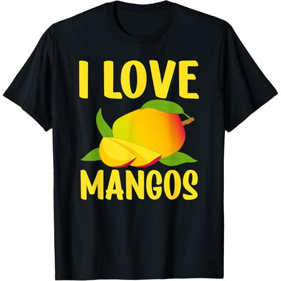 I Love Mangos T-ShirtPure cotton short-sleeved shirts for both men and women