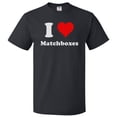 thumbnail image 1 of I Love Matchboxes T shirt I Heart Matchboxes Tee Gift, 1 of 1