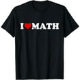thumbnail image 1 of I Love Math - Heart T-Shirt, 1 of 3