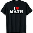 thumbnail image 1 of I Love Math - Heart T-Shirt, 1 of 3