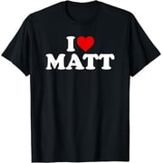 I Love Matt - Heart T-Shirt