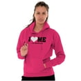 thumbnail image 1 of I Love Me Funny Flirty Valentines Day Hoodie Sweatshirt Women Brisco Brands L, 1 of 1