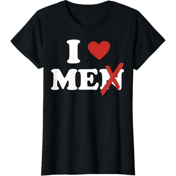 I Love Me T-Shirt Graphic Tee Affirmation Top Love Design Cotton Short Sleeve Casual Black S-5XL