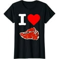 thumbnail image 1 of I Love Meat I Heart Juicy Steak Meat Lover T-shirt, 1 of 3